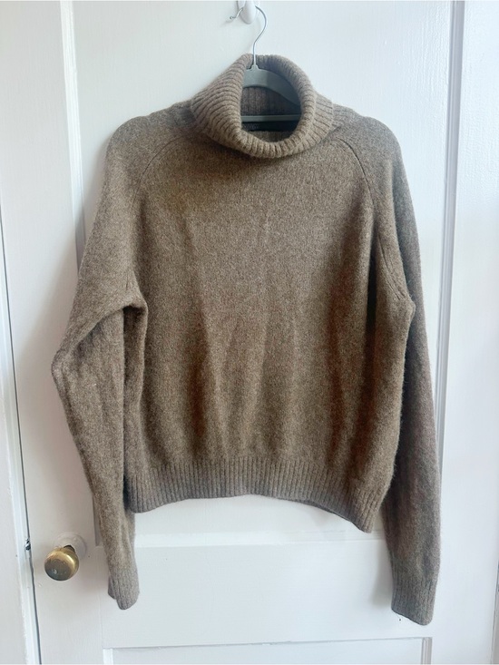 Quince Sweaters - Quince 100% Yak Wool Turtleneck Sweater - Brown